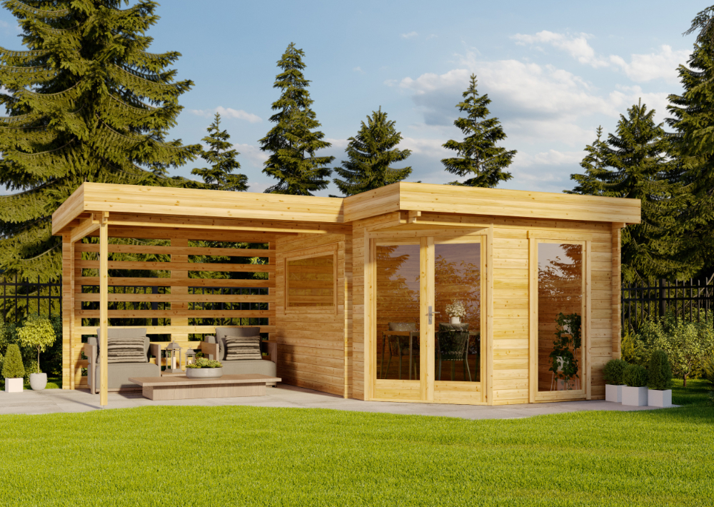 20 % Discount! 5-Eck Gartenhaus Pepe Optima 30m² Unkategorisiert online kaufen
