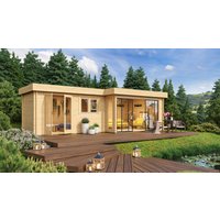 26 % Discount! Fjordholz Gartenhaus Alu Concept 44 K 28m² Unkategorisiert online kaufen