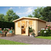 26 % Discount! Fjordholz Satteldach Gartenhaus Modell Eliza 5F 16m² Unkategorisiert online kaufen