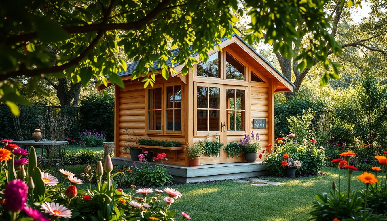 Gartenhaus Holz 4×4