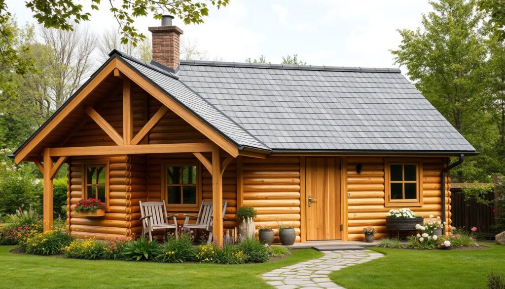 Holzarten für Schwedenhäuser