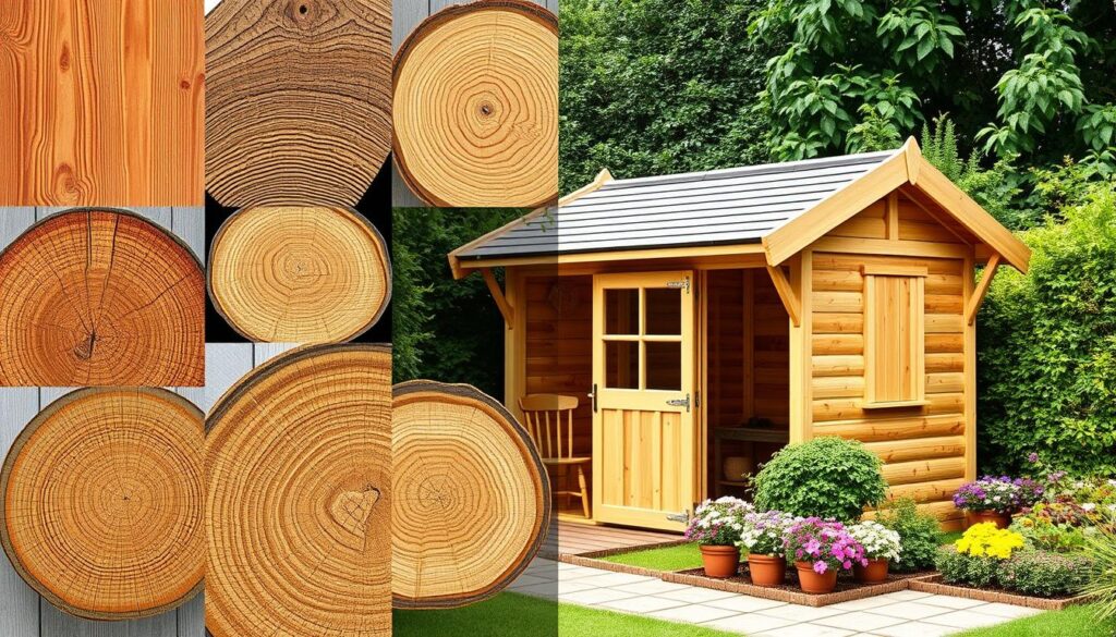 Konstruktive Holzarten für Gartenhäuser