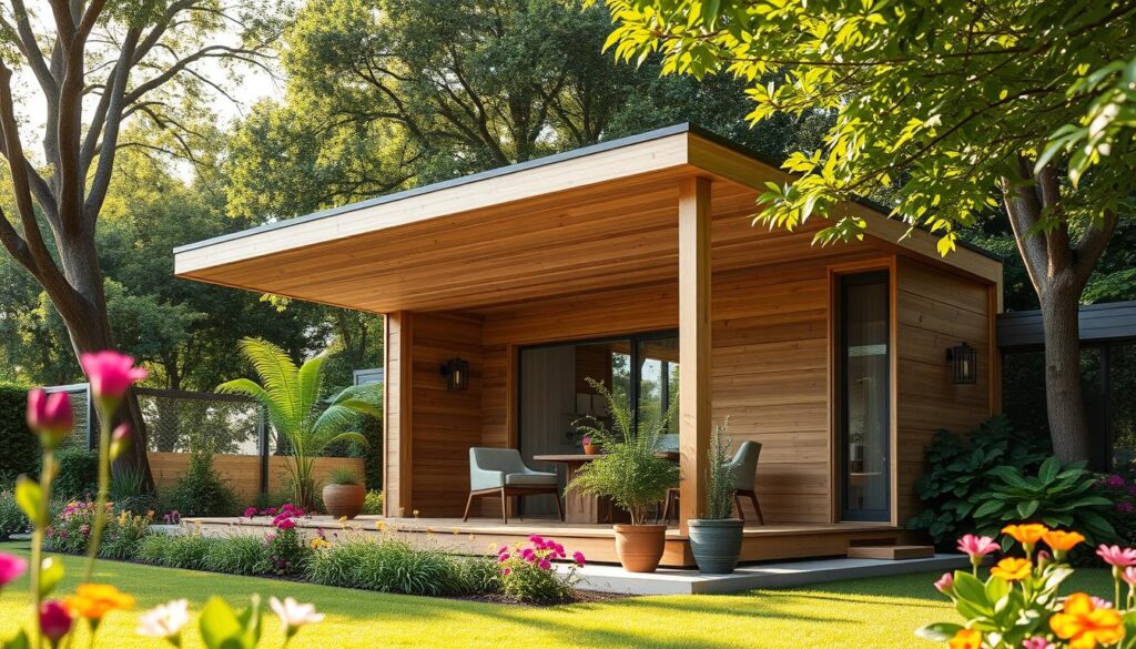 Modernes Holzgartenhaus Design