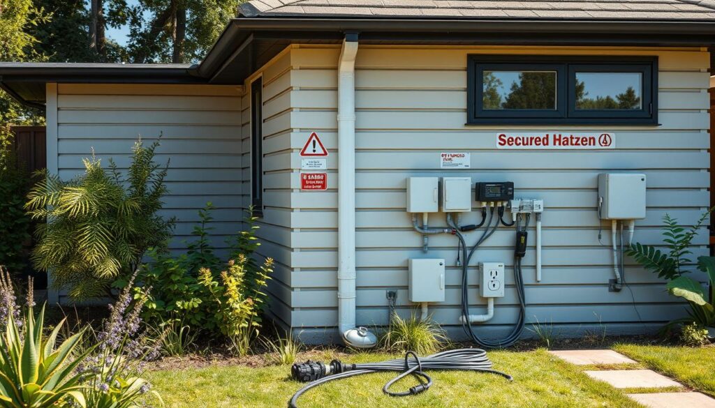Sicherheit Elektroinstallation Gartenhaus