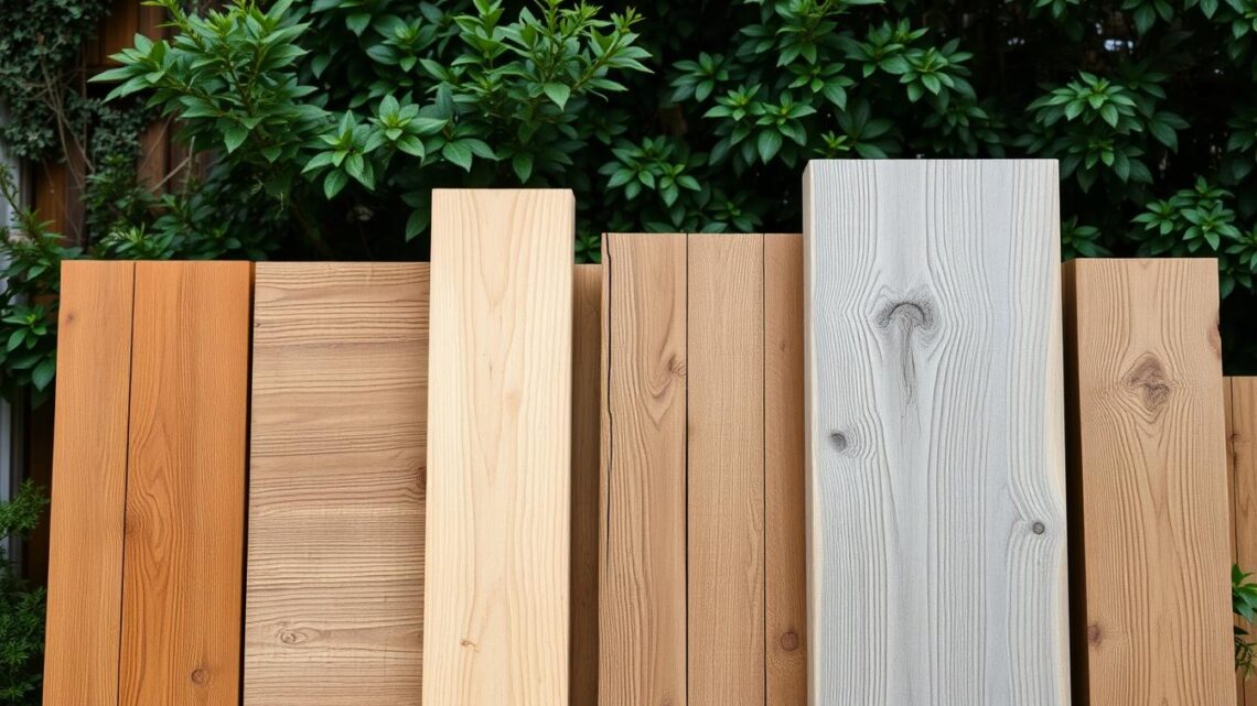 Vergleich der Holzarten für ein Gartenhaus im Detail