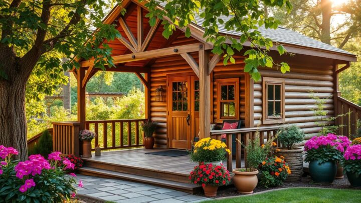 Gartenhaus Holz mit Vordach – Ihr Outdoortraum