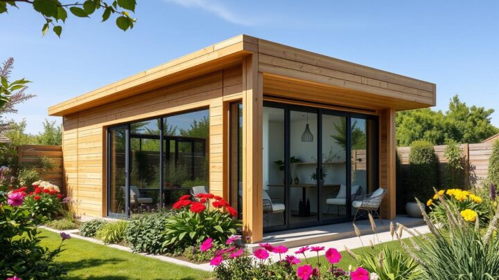 Modernes Gartenhaus Holz modern – Design für Ihren Garten