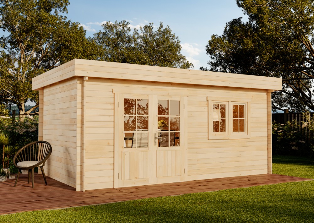 25 % Discount! Gartenhaus Spree-28 A 15m²