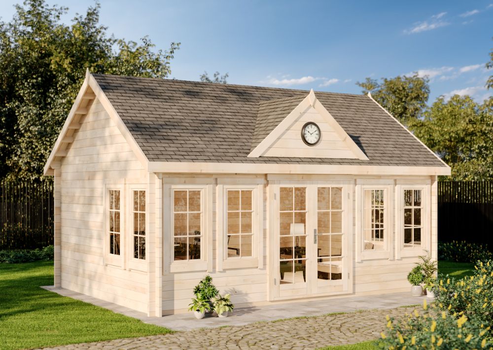 25 % Discount! Gartenhaus CLOCKHOUSE® XL 24m²