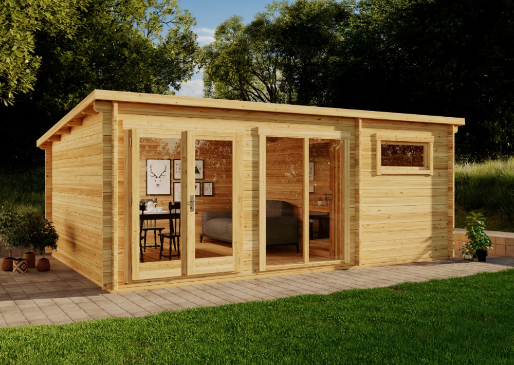 20 % Discount! Gartenhaus Atrium-E 24m²