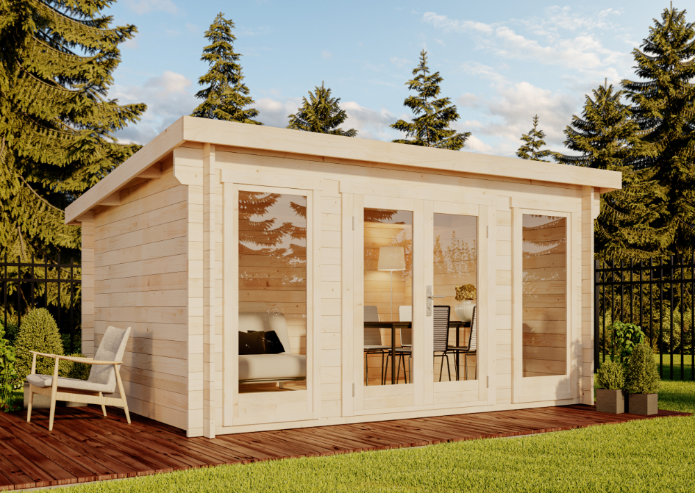 23 % Discount! Gartenhaus Atrium-F 12m²