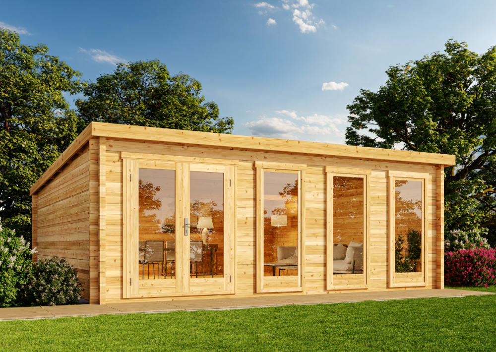 23 % Discount! Gartenhaus Atrium-D 36m²