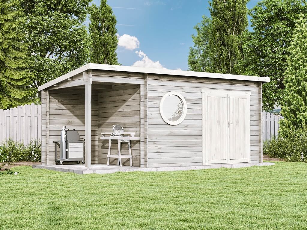21 % Discount! Gartenhaus Maria-Rondo 44 C 10m²