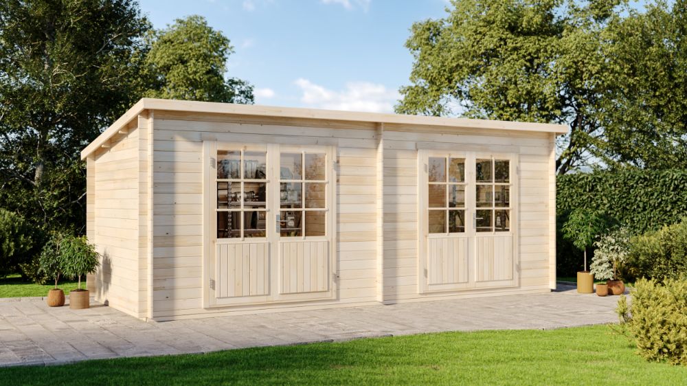 20 % Discount! Gartenhaus Maria Twin 18m²