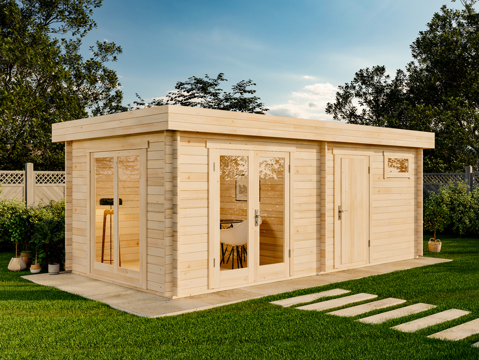21 % Discount! Gartenhaus Vönix-40 ISO 18m²