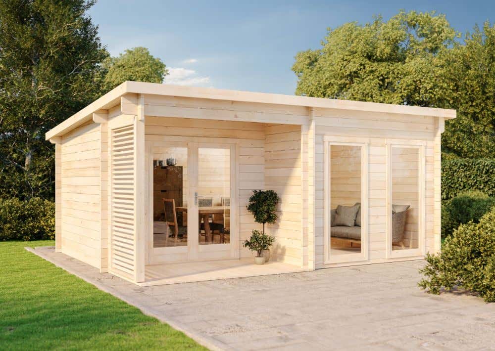 20 % Discount! Gartenhaus Modell Orkus 44 24m²