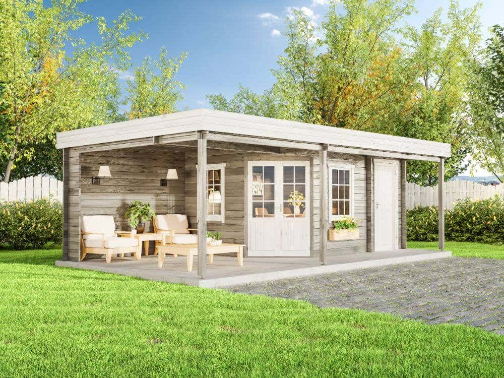 20 % Discount! Gartenhaus Johanna - 40 Plus 28m²