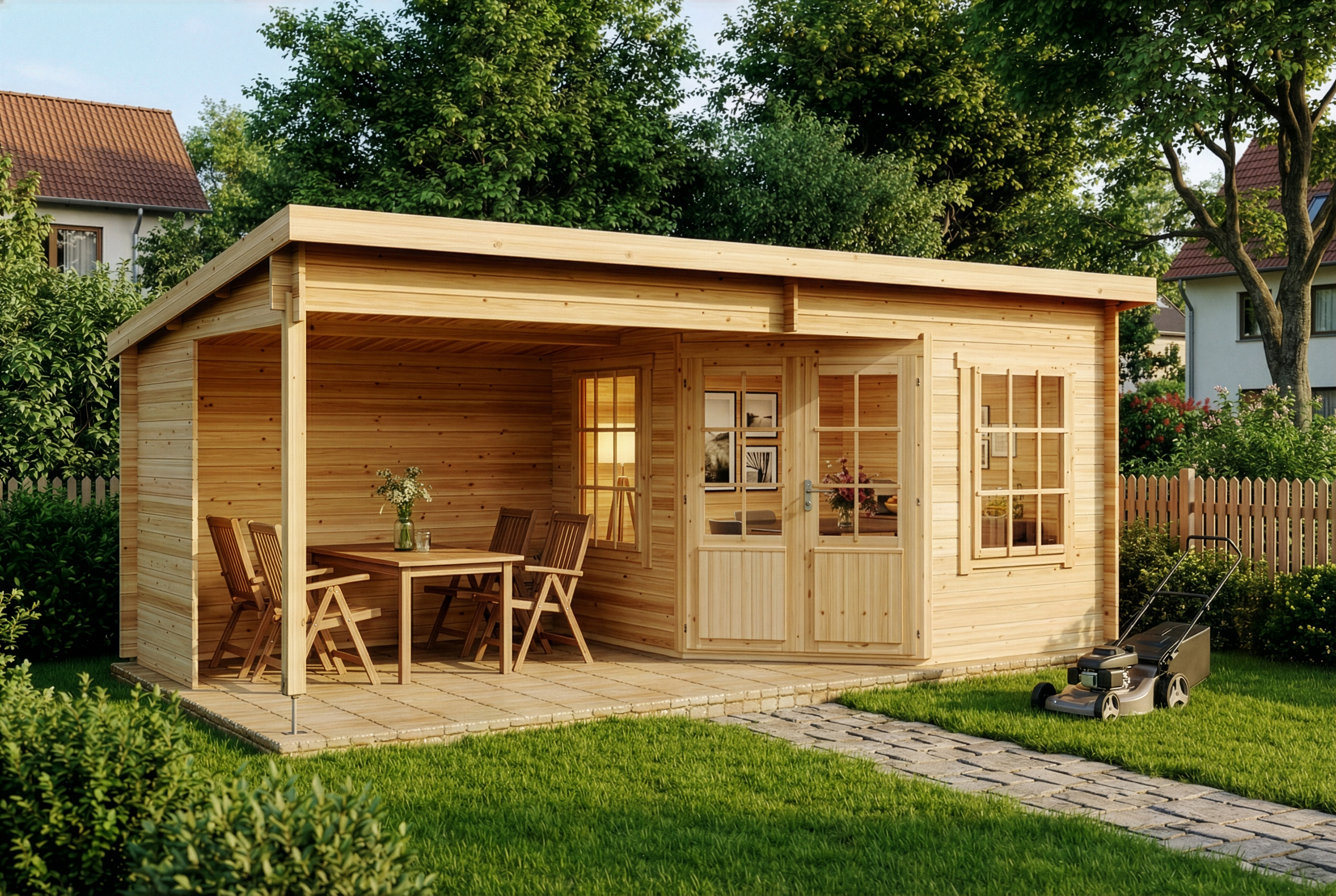 13 % Discount! Gartenhaus Modell Carl - 28 18m²