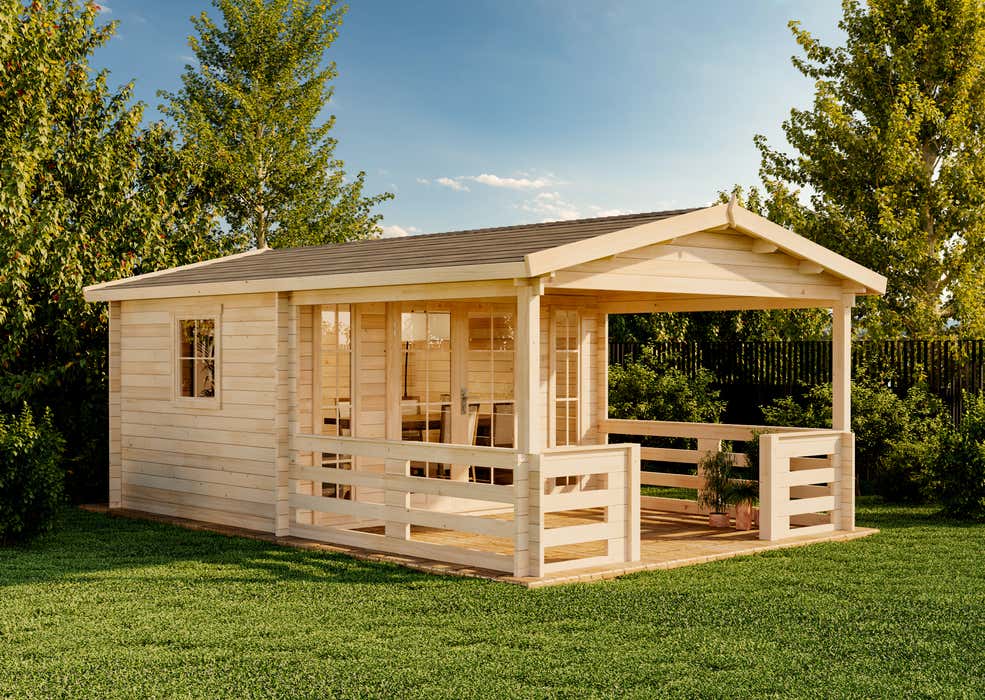 20 % Discount! Gartenhaus Lappland - 40 B 24m²