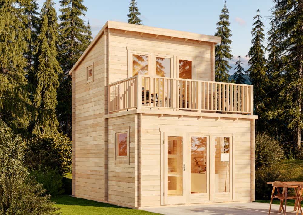 20 % Discount! Garten- und Freizeithaus Manhattan 20m²