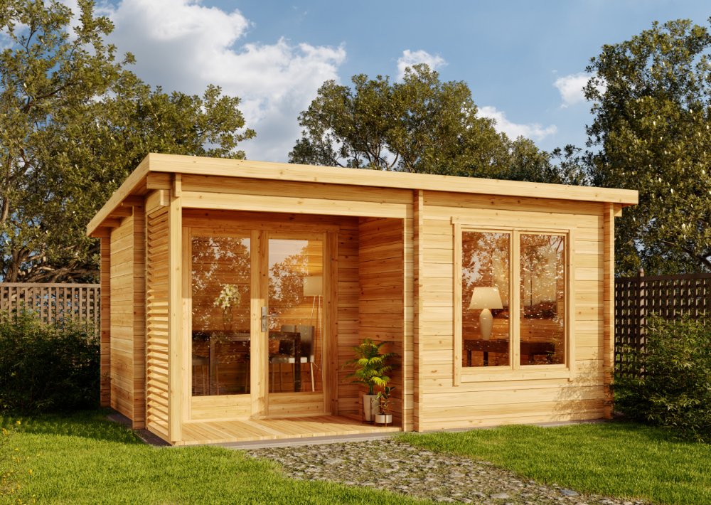 20 % Discount! Gartenhaus Modell Orkus 44 Petite 20m²