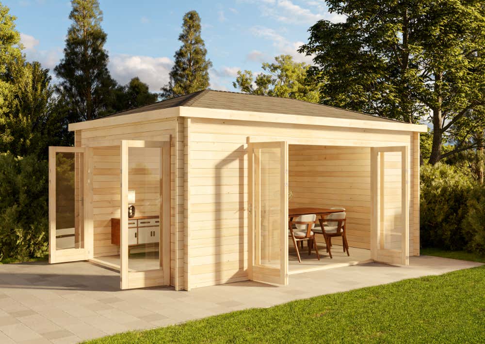 20 % Discount! Gartenhaus Sunrise 20m²