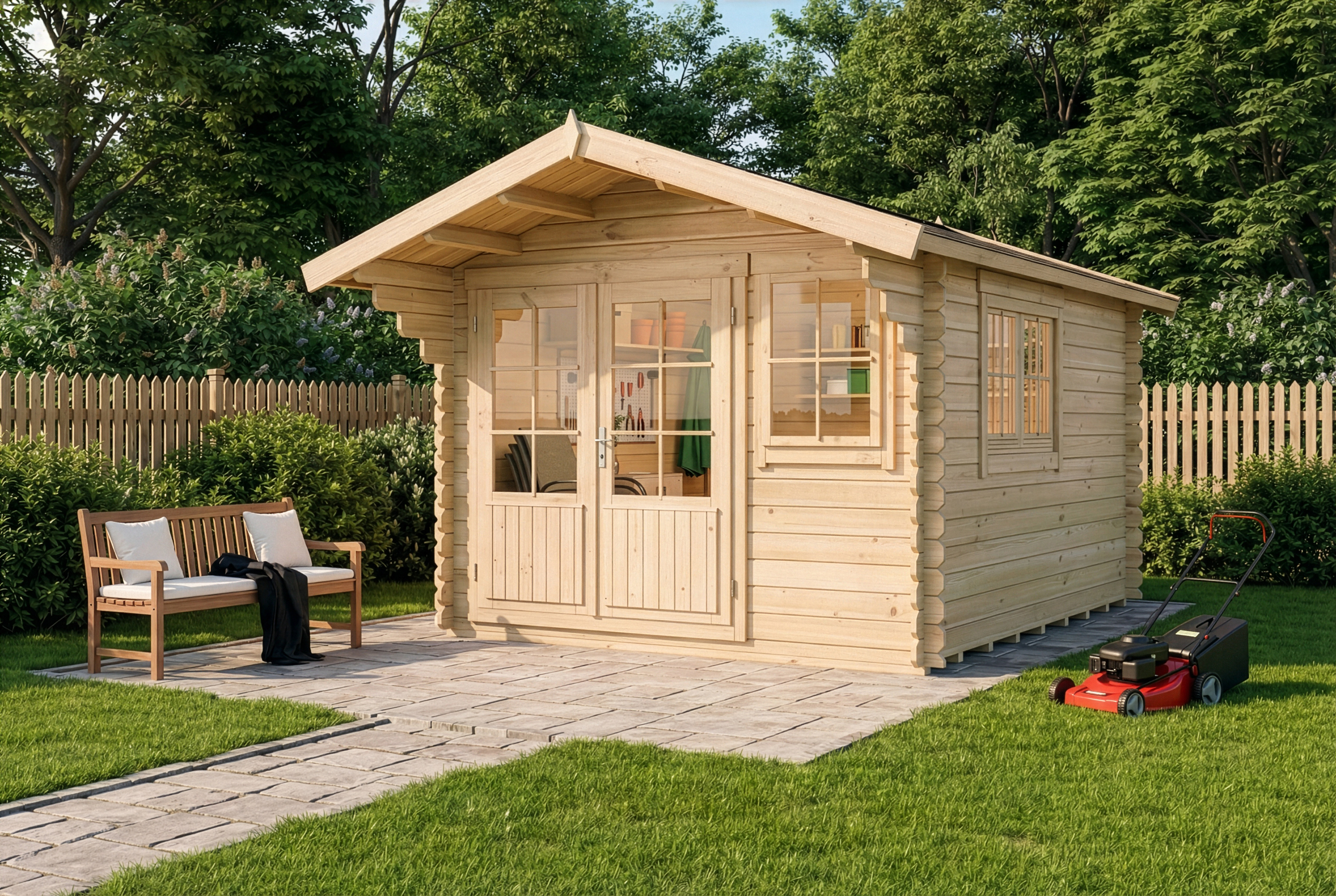 21 % Discount! Gartenhaus Gabriel 300 x 400 cm 15m²