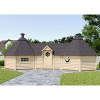 26 % Discount! Fjordholz Doppelkota Modell Just  22 m² 24m²