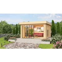 26 % Discount! Fjordholz Gartenhaus Alu Concept Lounge 70 A 24m²
