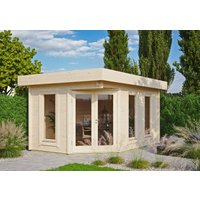 26 % Discount! Fjordholz Gartenhaus Modell Nora 44 B Modern 15m²