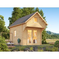 26 % Discount! Fjordholz Satteldach Gartenhaus Modell Ottawa 44 24m²