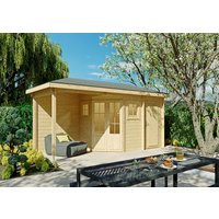 26 % Discount! Fjordholz 5-Eck Gartenhaus Modell Evelyn 1E 12m²