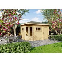 26 % Discount! Fjordholz 5-Eck Gartenhaus Modell Evelyn 2D 16m²