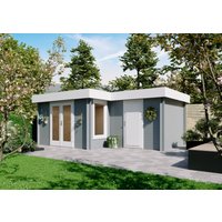 26 % Discount! Fjordholz Flachdach Gartenhaus Modell Tobi 28 B