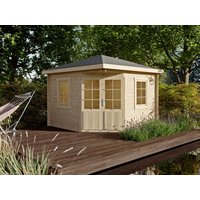 26 % Discount! Fjordholz 5-Eck Gartenhaus Modell Evelyn 3A