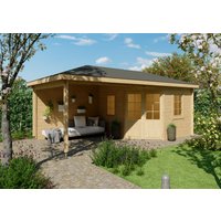 26 % Discount! Fjordholz 5-Eck Gartenhaus Modell Evelyn 3C