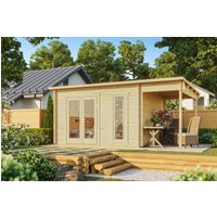 25 % Discount! Fjordholz Pultdach Gartenhaus Modell Mali 28 A