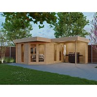 26 % Discount! Fjordholz 5-Eck Gartenhaus Modell Miro 28