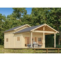 10 % Discount! Fjordholz Gartenhaus Modell Lake House 70 A