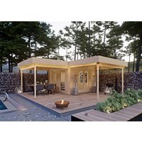 26 % Discount! Fjordholz Flachdach Gartenhaus Modell Holda 28