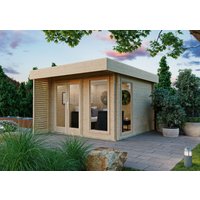26 % Discount! Fjordholz Flachdach Gartenhaus Modell Pina 28