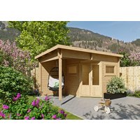 26 % Discount! Fjordholz 5-Eck Gartenhaus Modell Leva 2B
