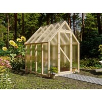 26 % Discount! Fjordholz Gewächshaus Modell Greenline Basic 4,3 m