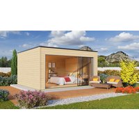 26 % Discount! Fjordholz Gartenhaus Modell Q-BIC Alu 70 C