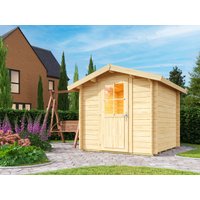 25 % Discount! Fjordholz Satteldach Gartenhaus Modell Eliza 1A