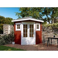 26 % Discount! Fjordholz 5-Eck Gartenhaus Modell Evelyn 1A