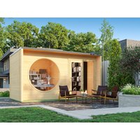 26 % Discount! Fjordholz Gartenhaus Modell Office Box Größe L nat