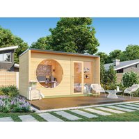 26 % Discount! Fjordholz Gartenhaus Modell Office Box Größe M nat