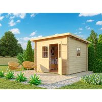 25 % Discount! Fjordholz Pultdach Gartenhaus Modell Ezra 3E