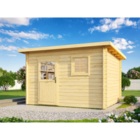 25 % Discount! Fjordholz Pultdach Gartenhaus Modell Ezra 4B